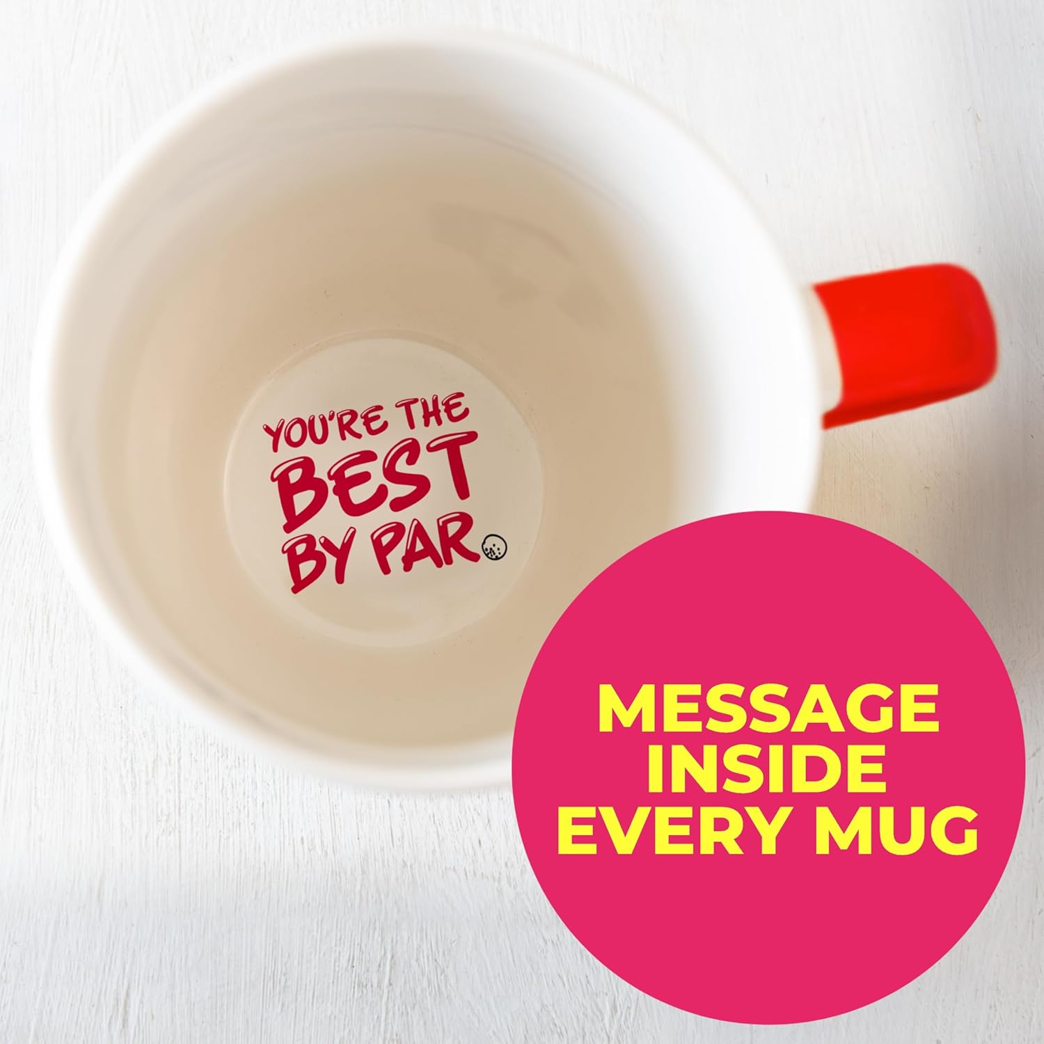 Love Mug®: Golf... It's a Funny Old Game Mug, Coaster and Spoon Gift Set