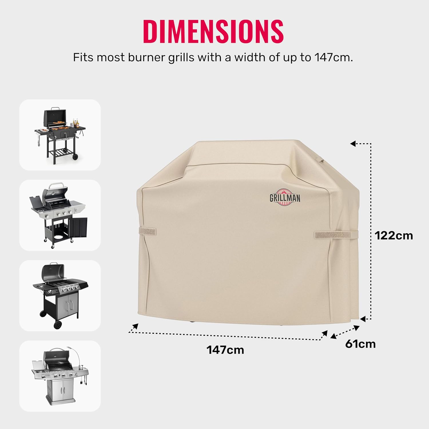 Grillman Barbecue Covers - various sizes