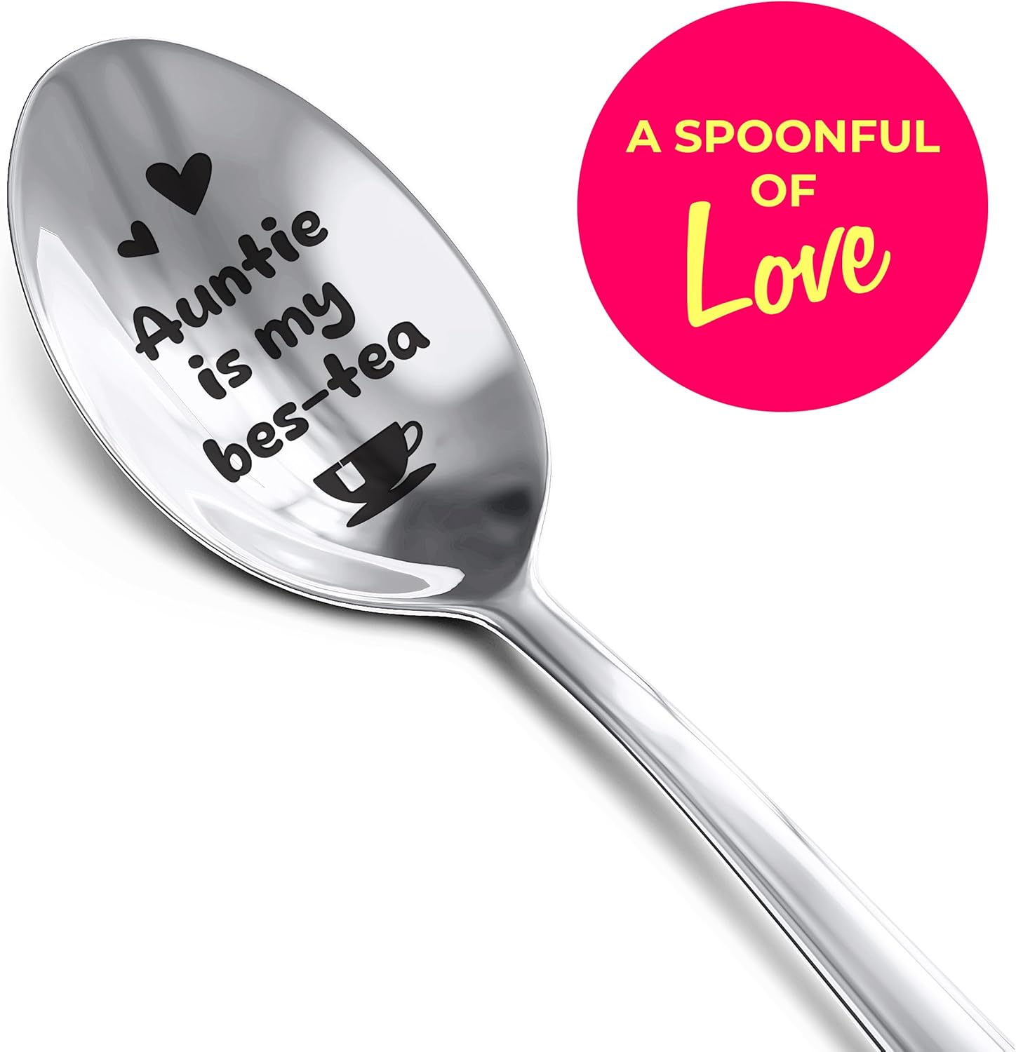 Love Mug®: World's Best Auntie Mug, Coaster and Spoon Gift Set