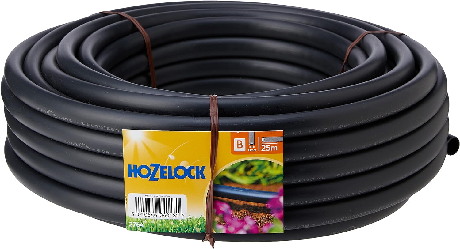 Hozelock 2764 Irrigation Supply Tube - 13mm x 25m