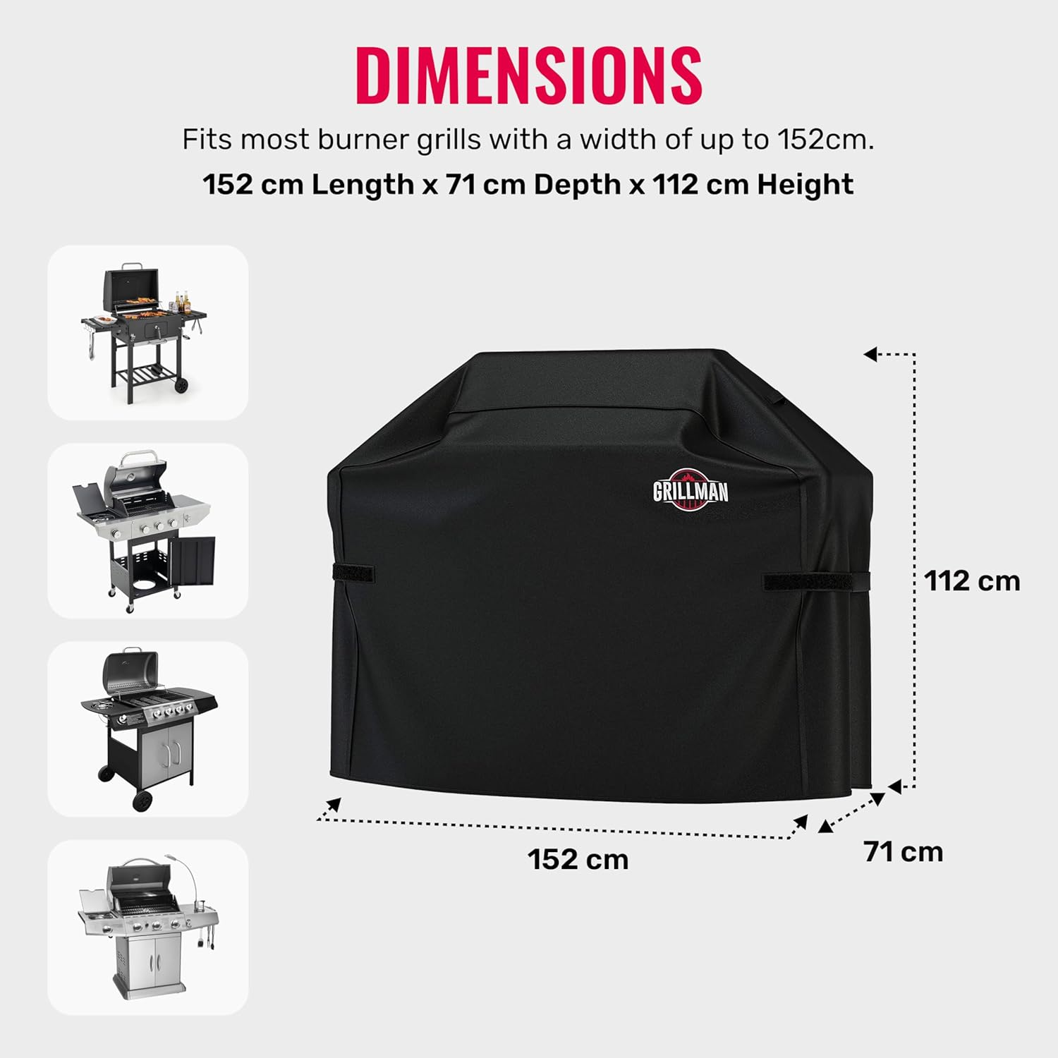 Grillman Barbecue Covers - various sizes