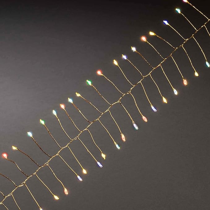 Konst Smide 60 multicoloured LED Indoor Lights on Brass Cable