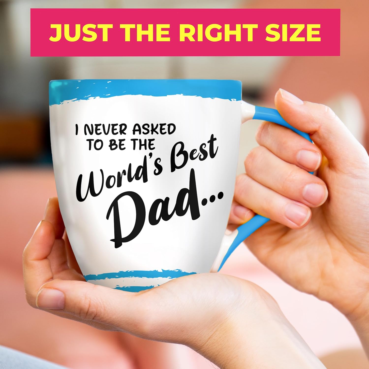 Love Mug®: Best Dad Mug, Coaster and Spoon Gift Set