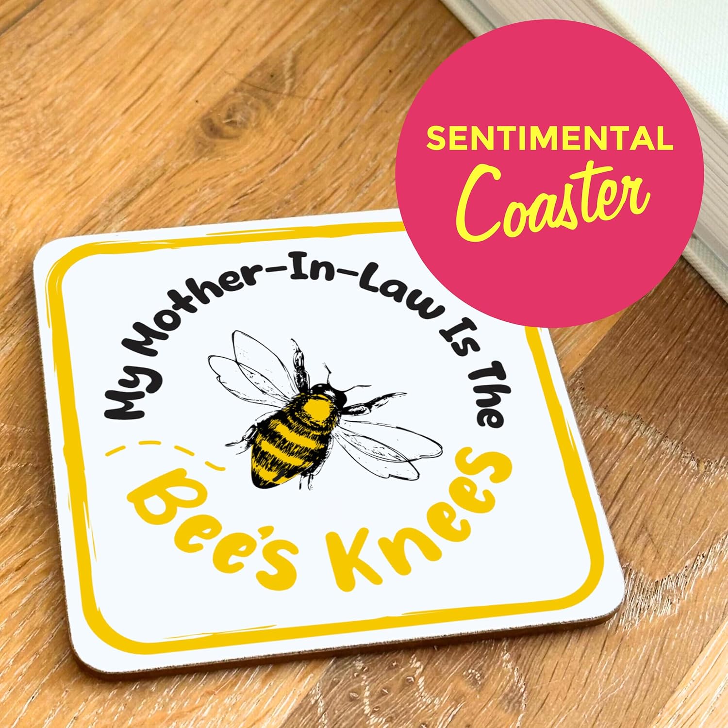 Love Mug®: Thanks for Bee-ing an Amazing Mother-in-Law Mug, Coaster and Spoon Gift Set