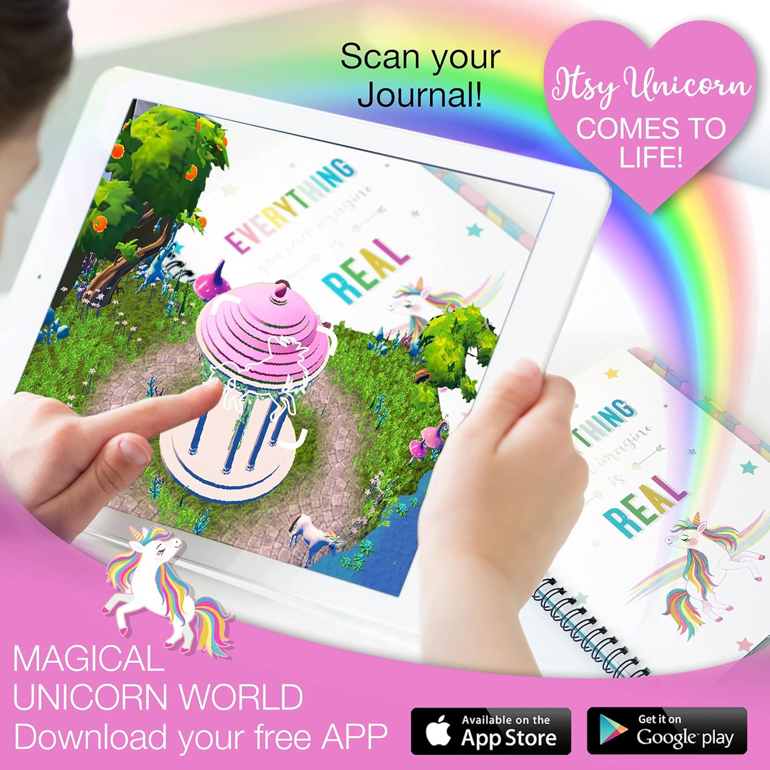 Amitie Lane Unicorn Creative Journaling Set