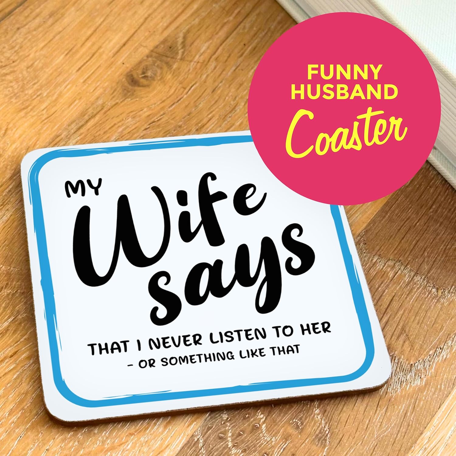 Love Mug®: Husband Mug, Coaster and Spoon Gift Set