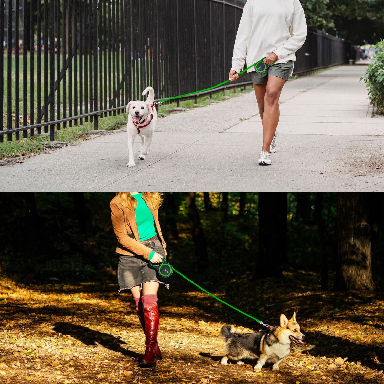 Retractable Dog Lead - 8m / 26ft - suitable for large and XL dogs. Various Colours Available