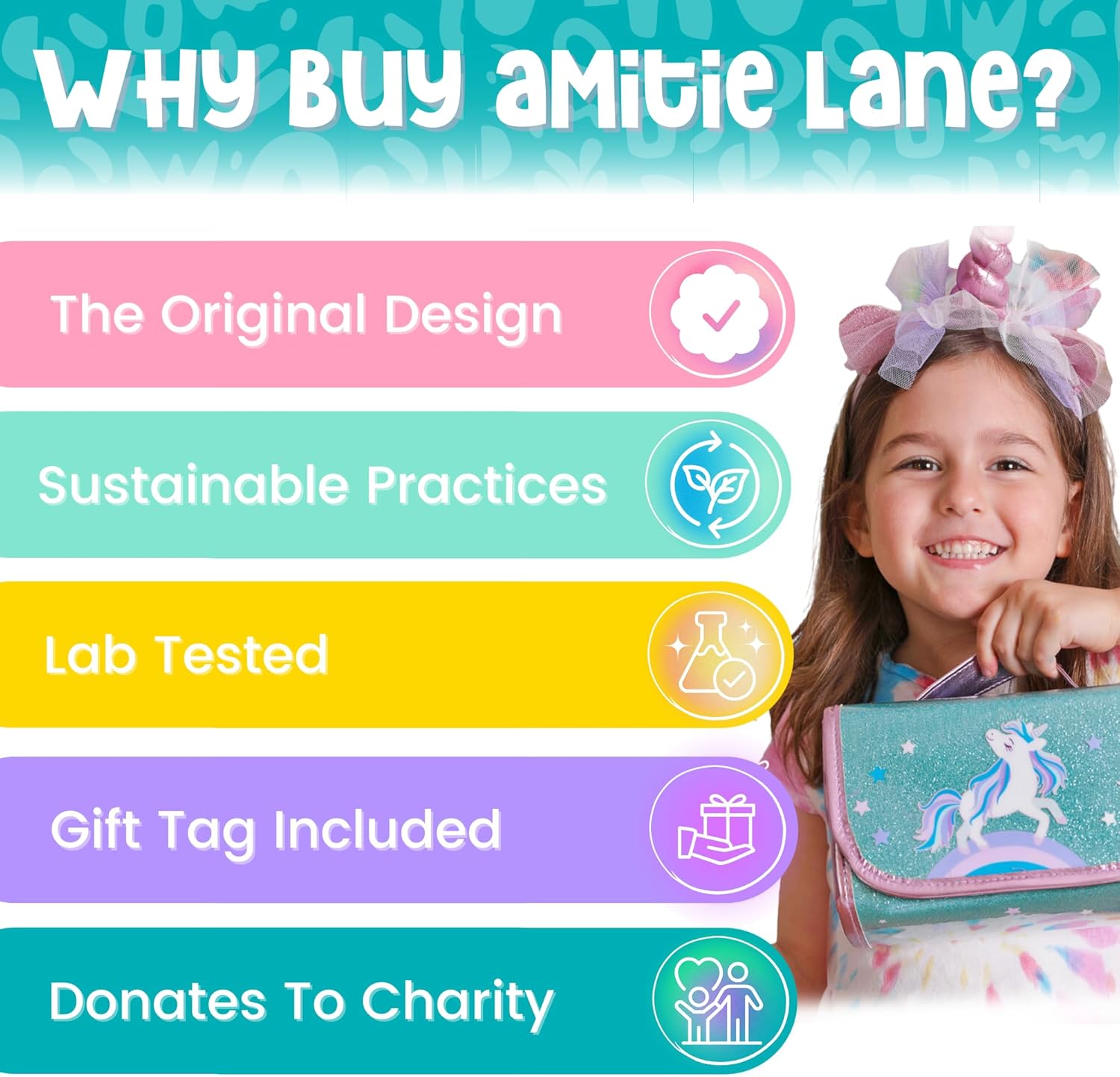 Amitie Lane Mermaid Colouring Pen Activity Set - 80 Pieces