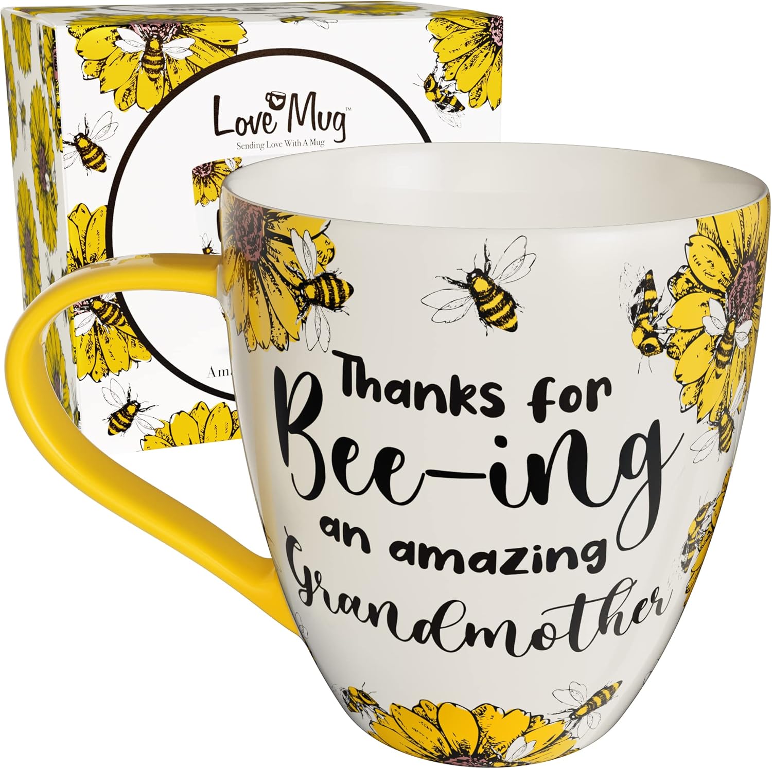Love Mug®: Thanks for Bee-ing an Amazing Grandmother Mug