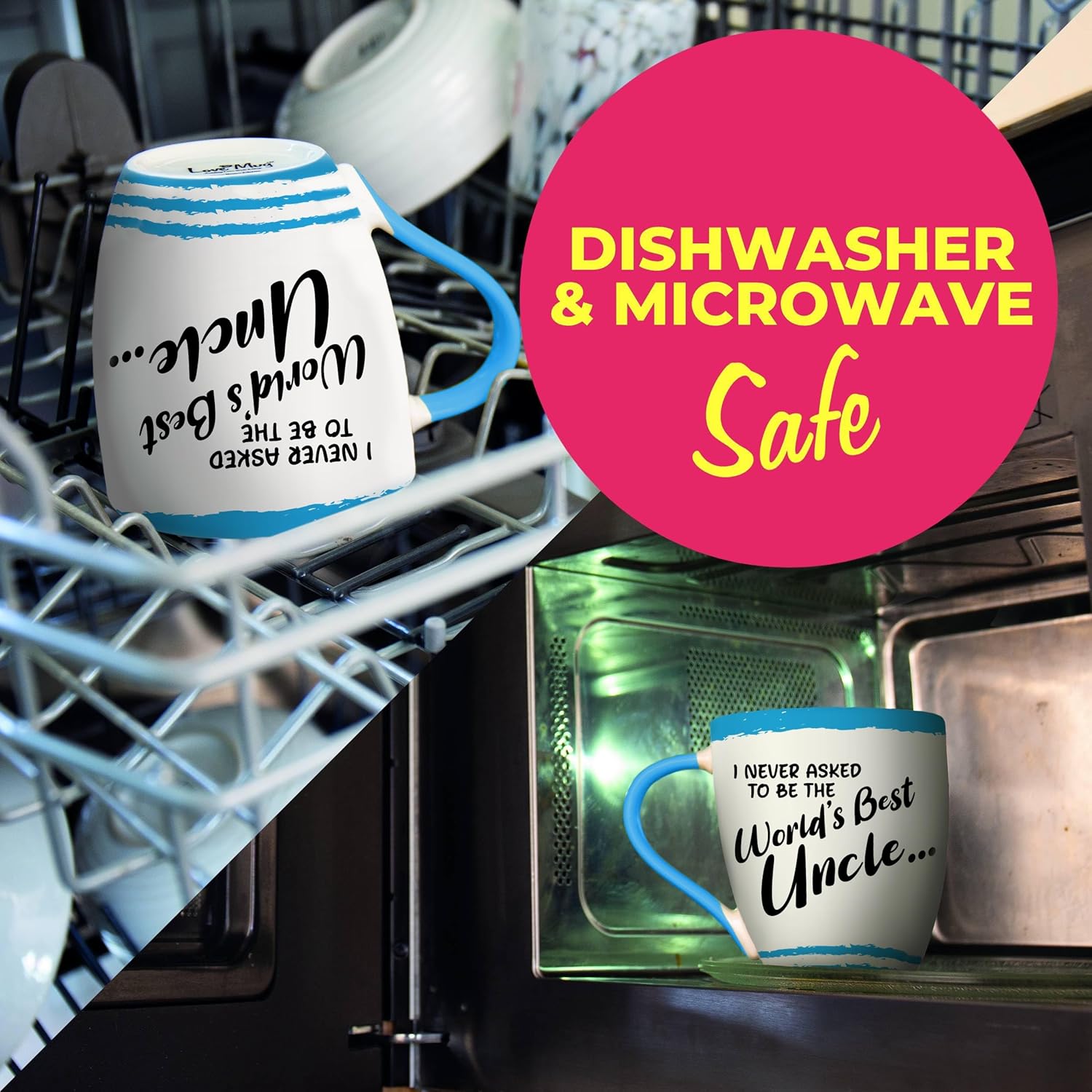 Love Mug®: World's Best Uncle Mug, Coaster and Spoon Gift Set