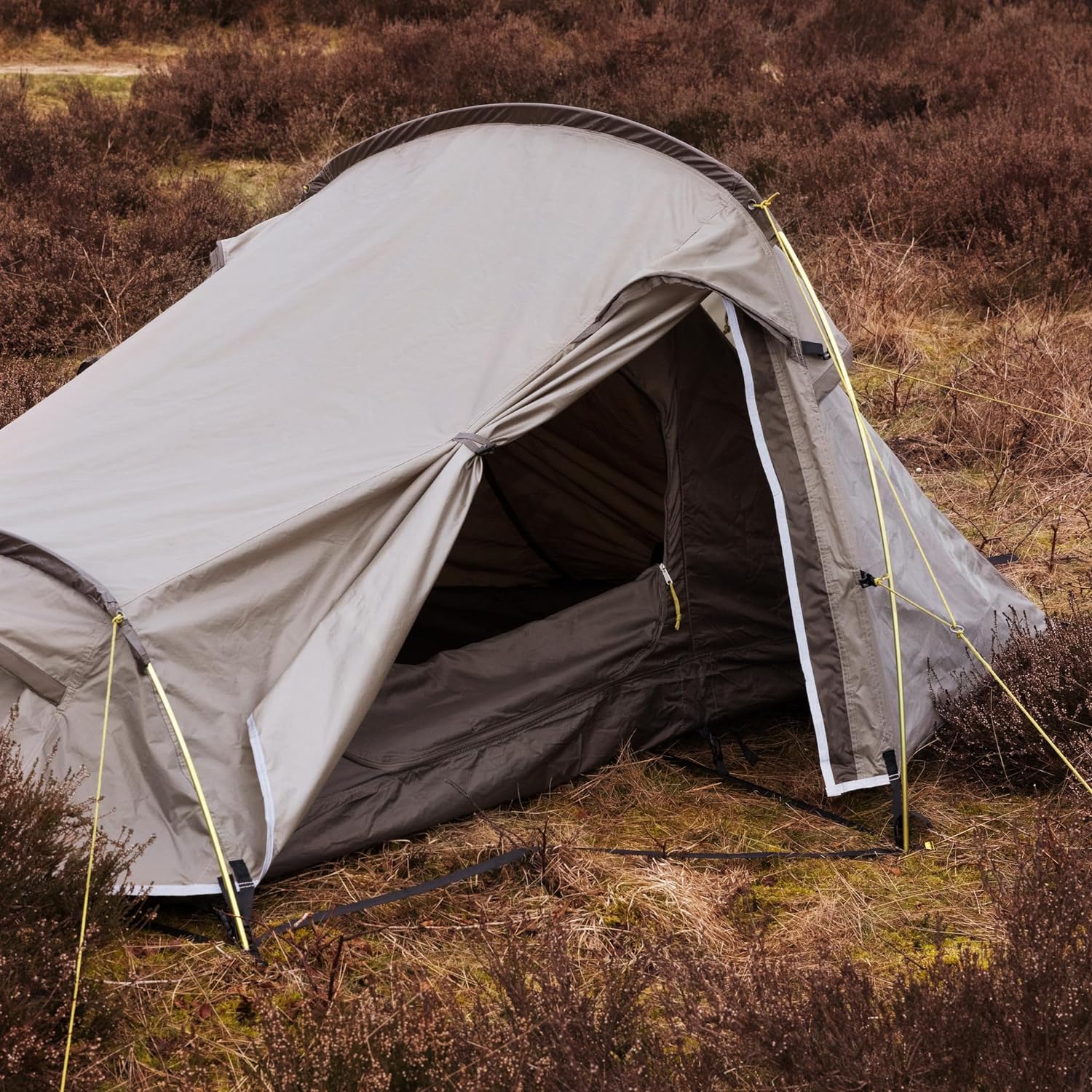 Tambu Natuna - 2 Person Trekking Tunnel Tent - Brown