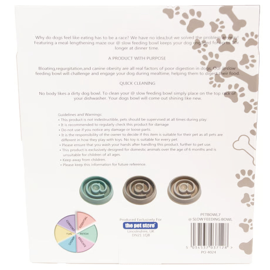 The Pet Store Slow Feeding Bowl for medium to large dog