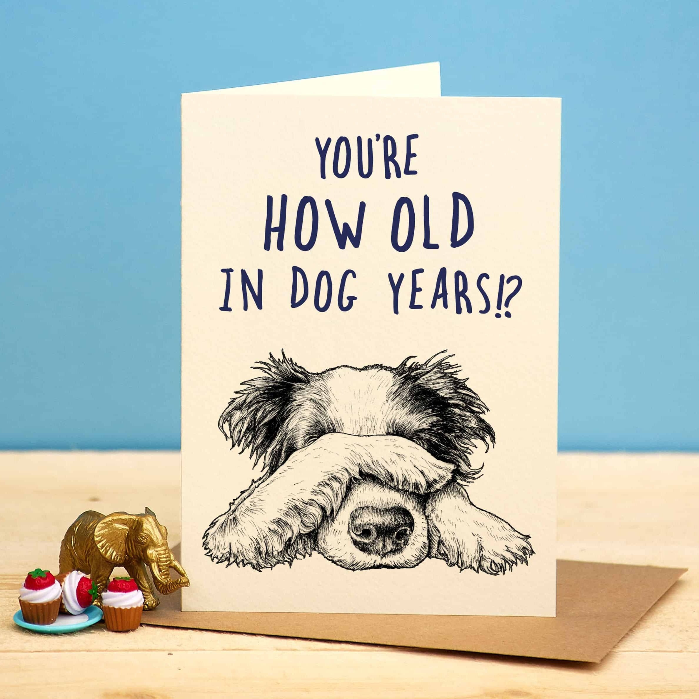 Dog Years Card by Bewilderbeest