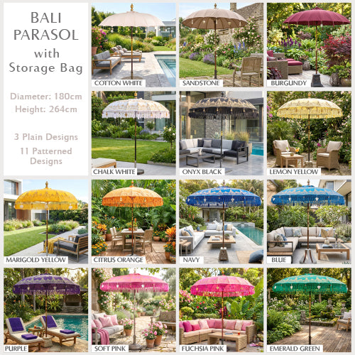 LUMA Handcrafted Bali Parasols