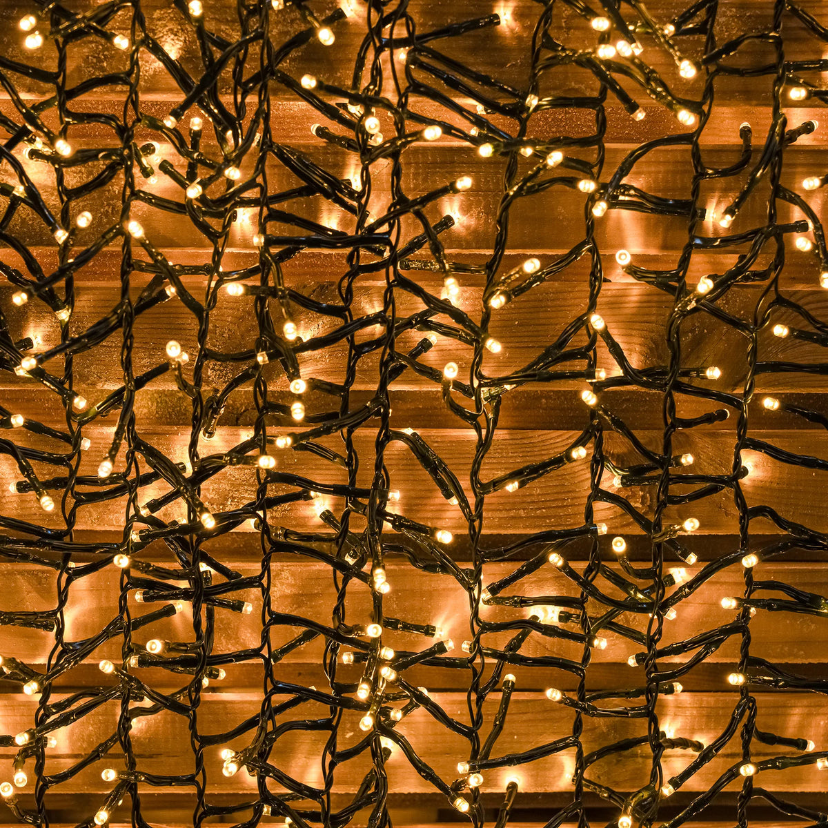2000 Ultrabrite Indoor / Outdoor Multifunction Low Voltage LED String CLUSTER Lights - mains powered