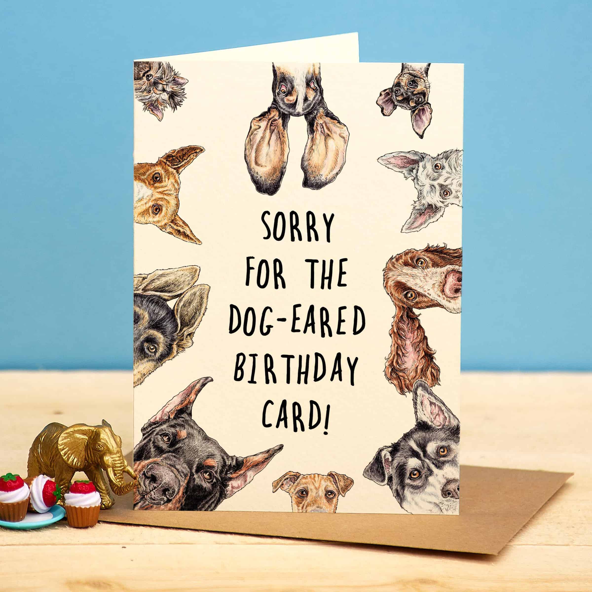 Dog Eared Card by Bewilderbeest