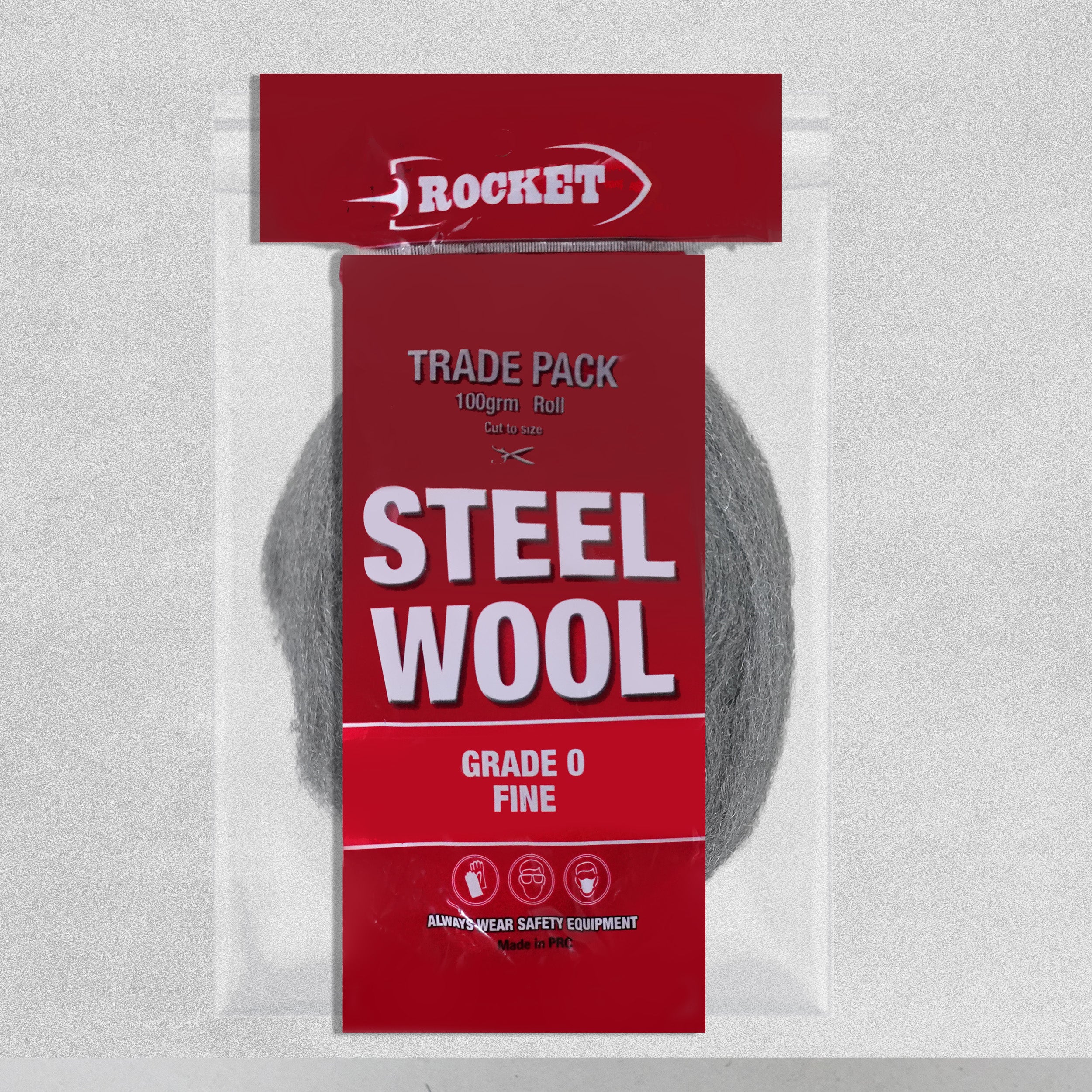 Rocket Steel Wool 100grm roll Fine
