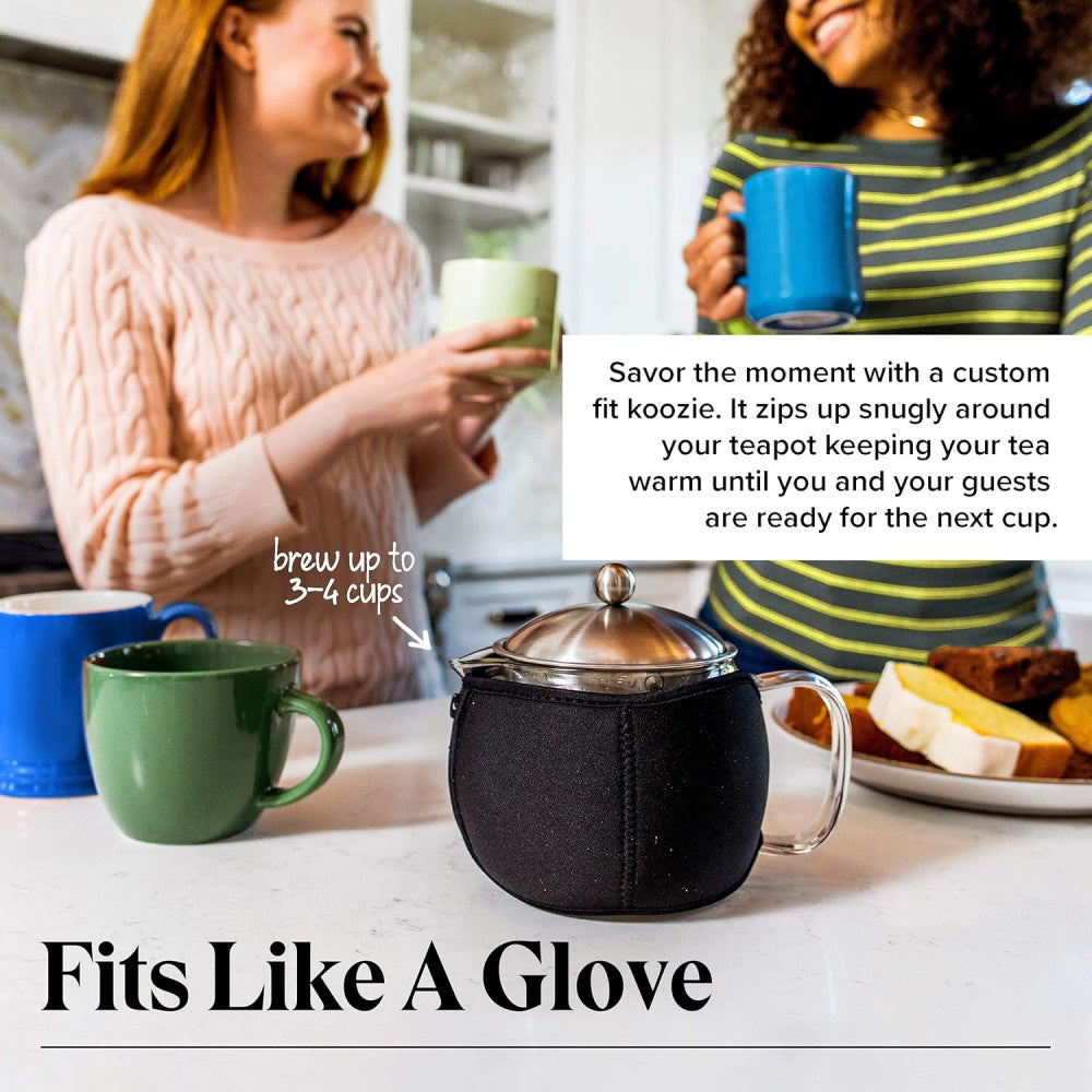 Willow and Everett Teapot with Infuser for Loose Tea 40oz