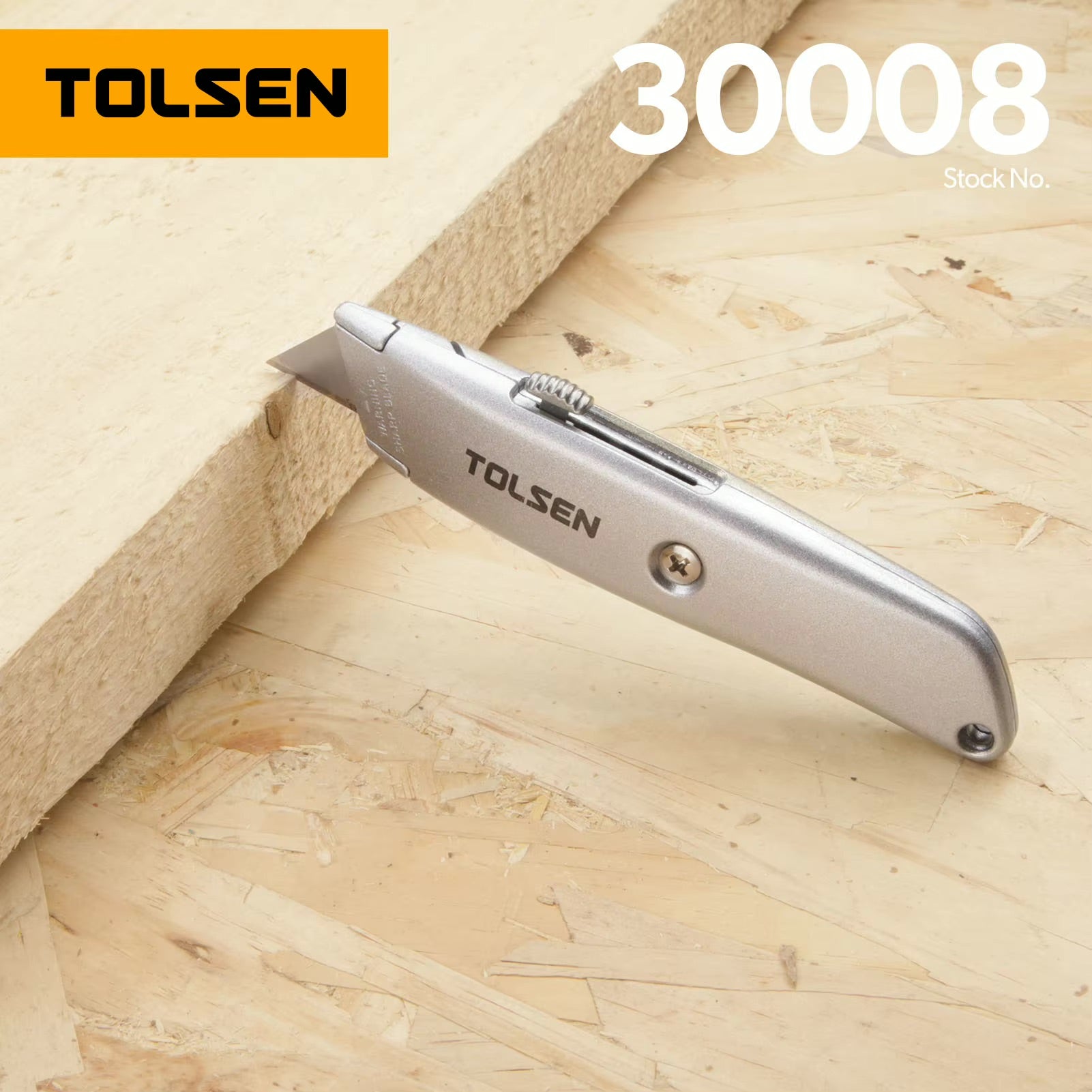 Tolsen Aluminium Utility Knife. SK5 Blade