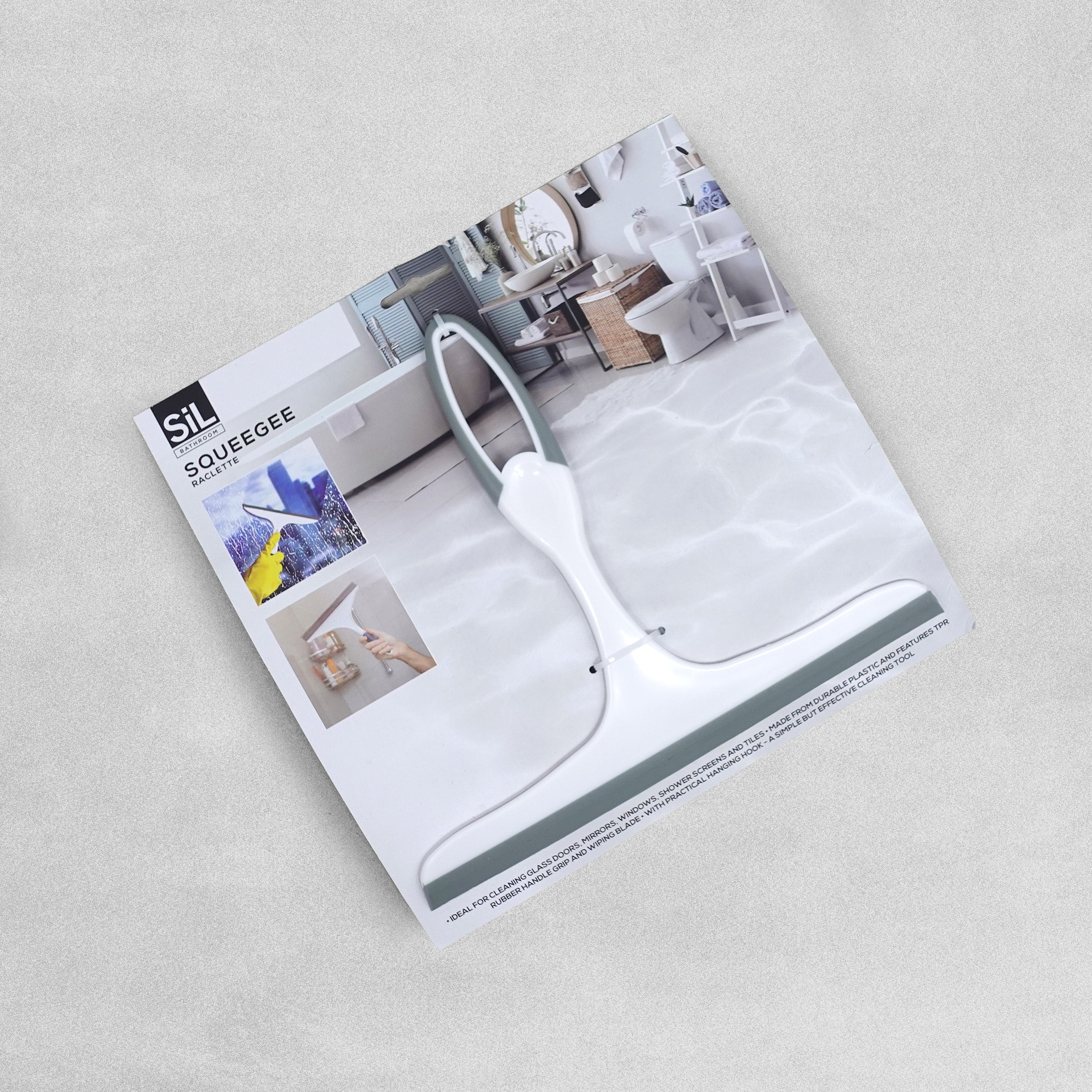 Sil Bathroom Window/Shower Squeegee 33x26cm