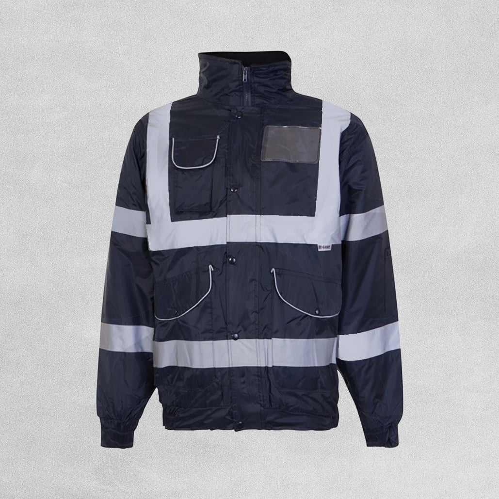 Hi Light Visibly Brighter Navy Bomber Jacket,  Medium, 2XL , 3XL