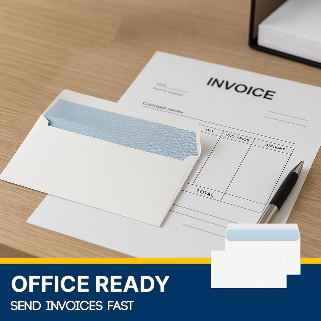 White DL Envelopes Pack of 50