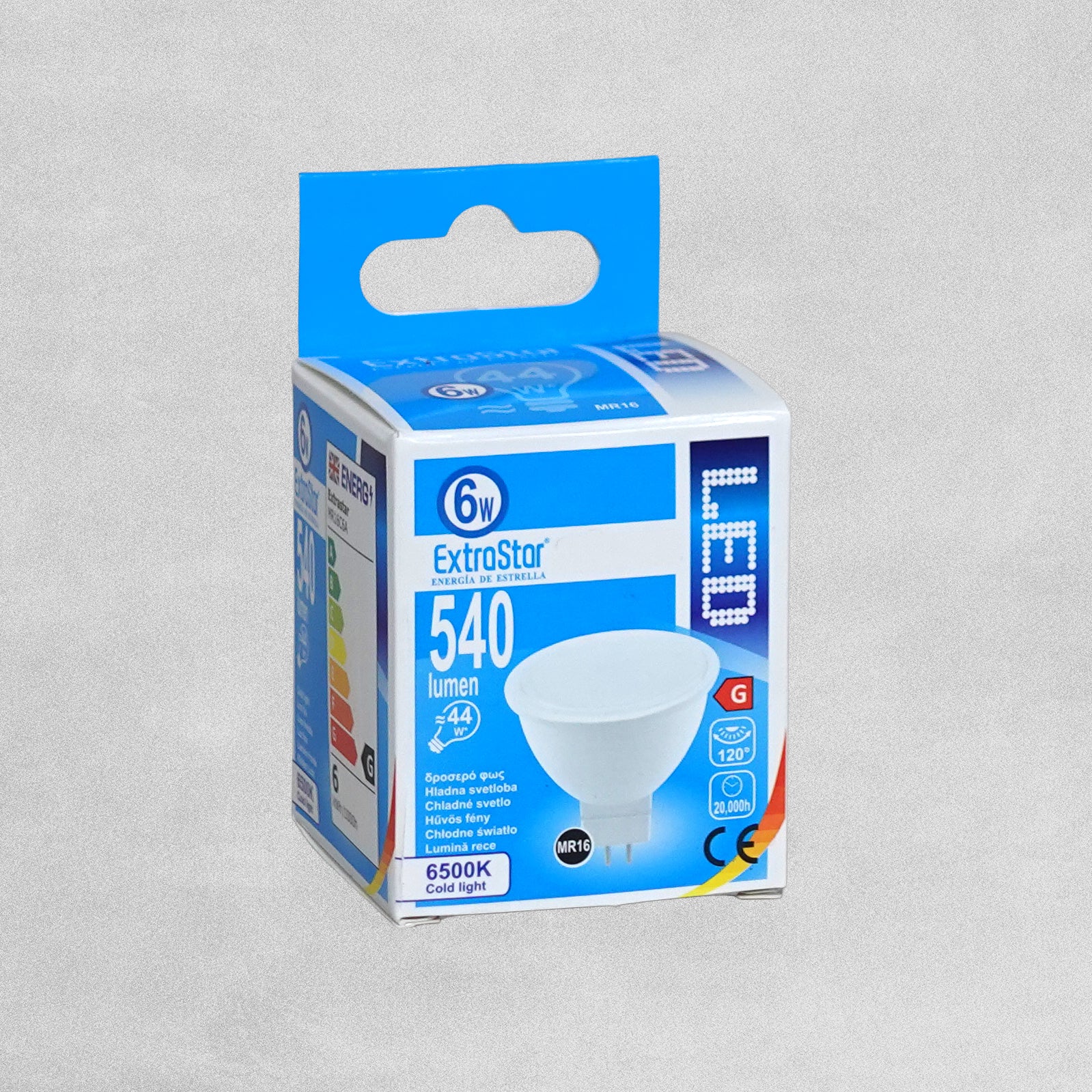 ExtraStar MR16 6W 540lm LED Light Bulb Cool White 6500K
