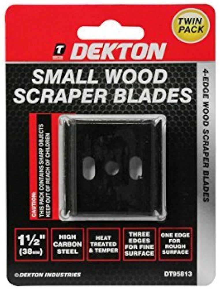 Dekton Small Wood Scraper Blades