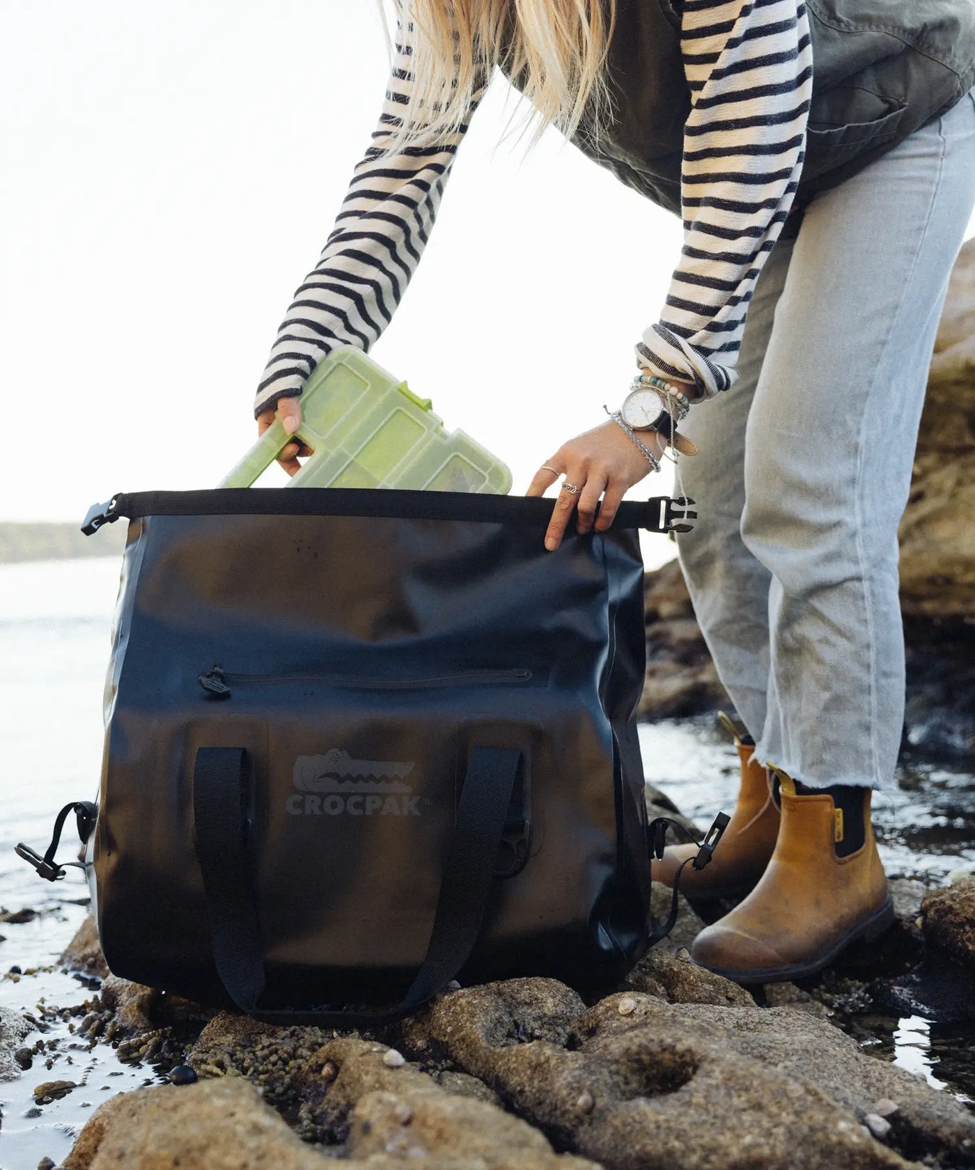 Crocpak Voyage Roll Top Duffle Dry Bag - Protective Waterproof Bag