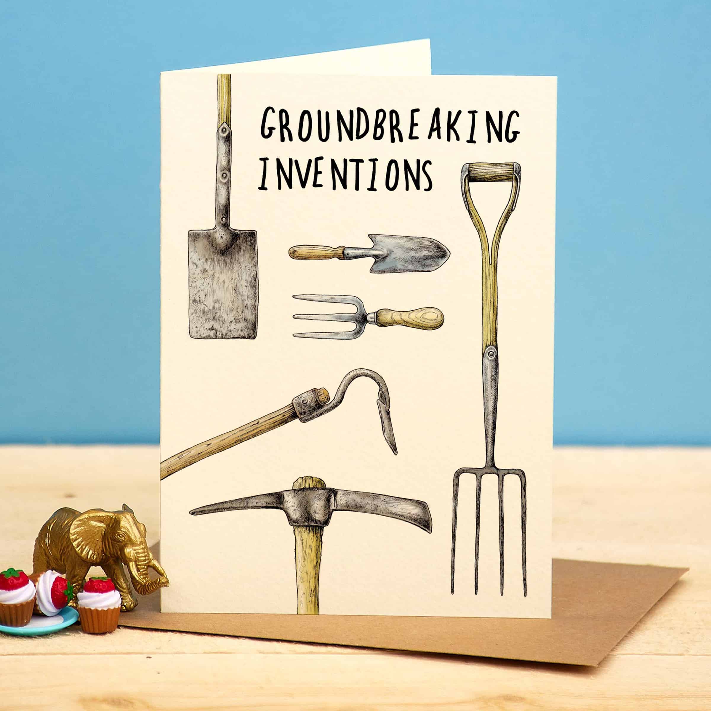 Groundbreaking Inventions Card by Bewilderbeest