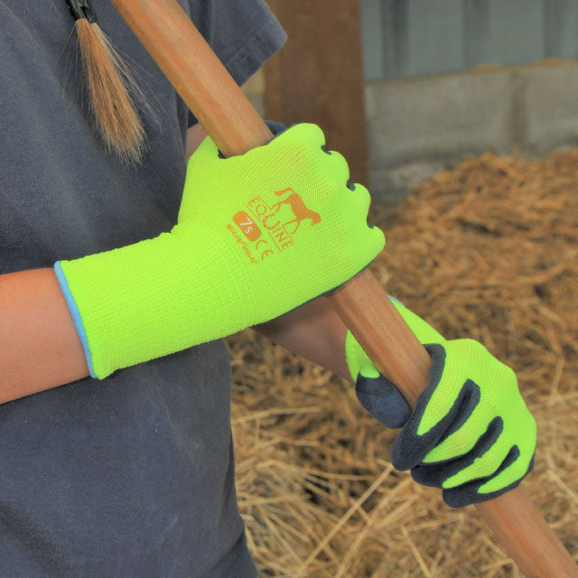 Towa Equine Gloves 357  Yellow Various sizes