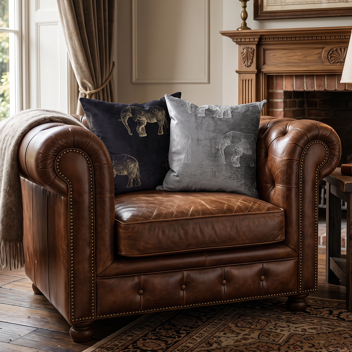 Lisa Pryde Luxury Feather Filled Jungle Cushion Collection