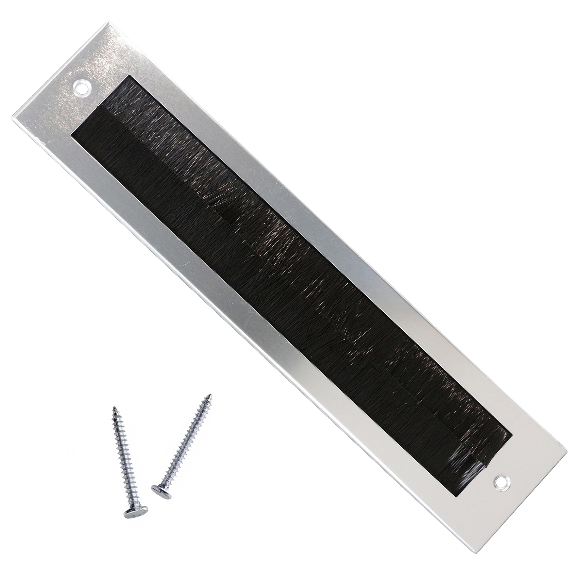 Letter Box Draught Excluder - Silver