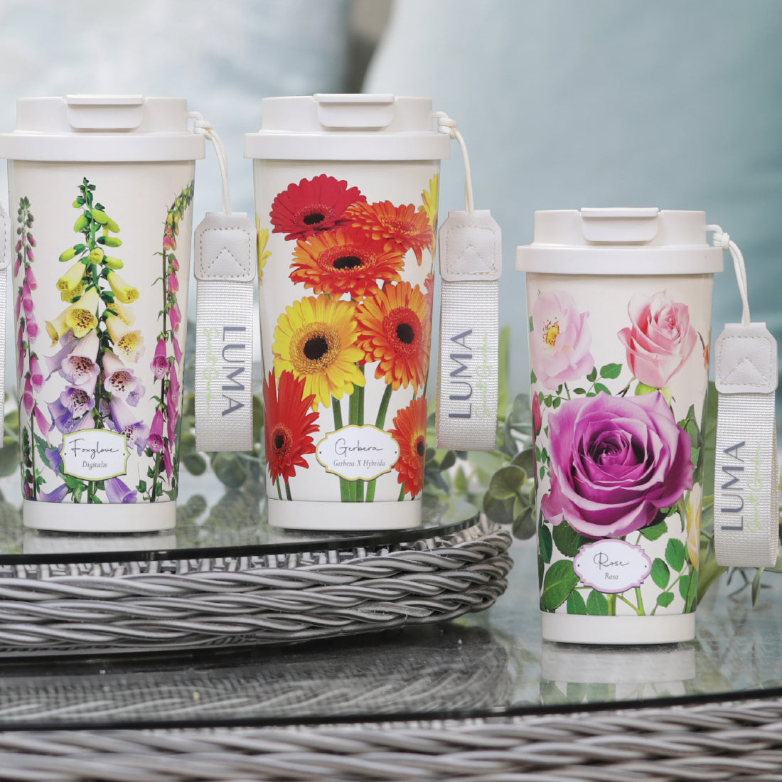 Luma Secret Garden Tumbler 500ml - Flowers