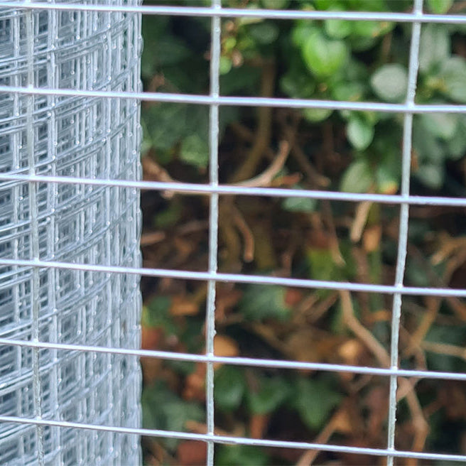 Charles Rose Cage & Aviary Galvanised Wire Fence Welded 19 Gauge Mesh 1/2" x 1" 0.9 x 20m Roll