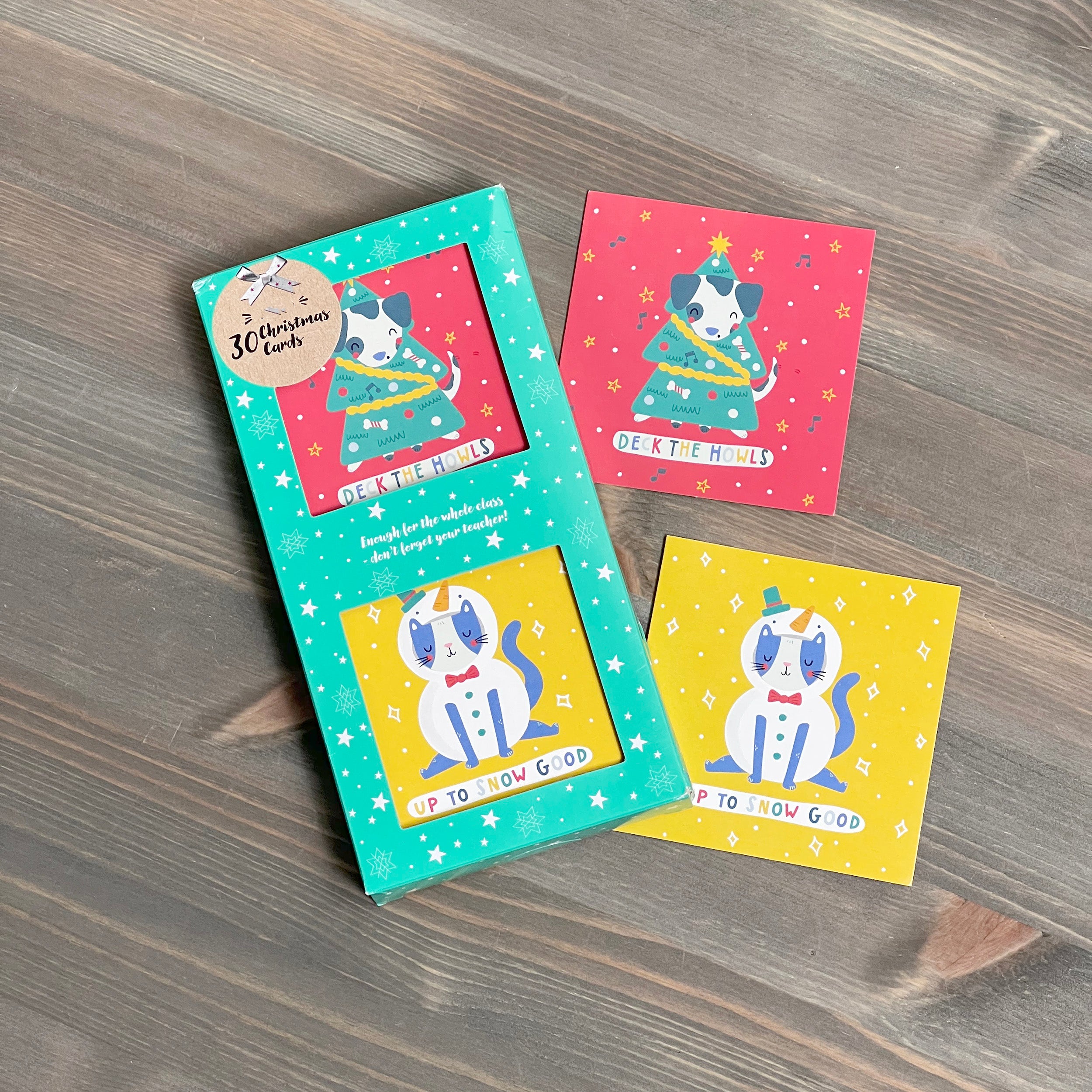 Merrier Kids Christmas Cards 30Pk