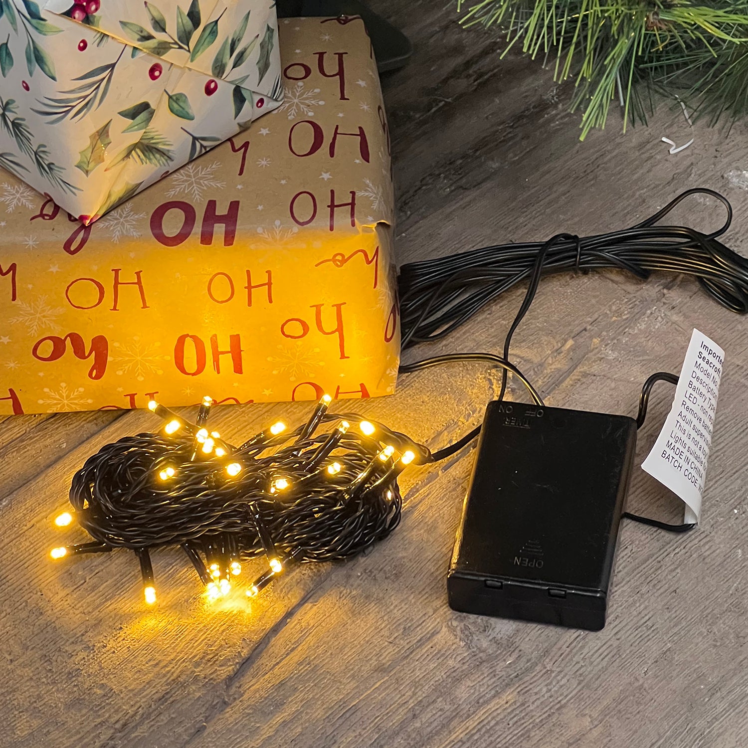 Battery Powered 40 Ultra Bright Micro LEDs - Warm White