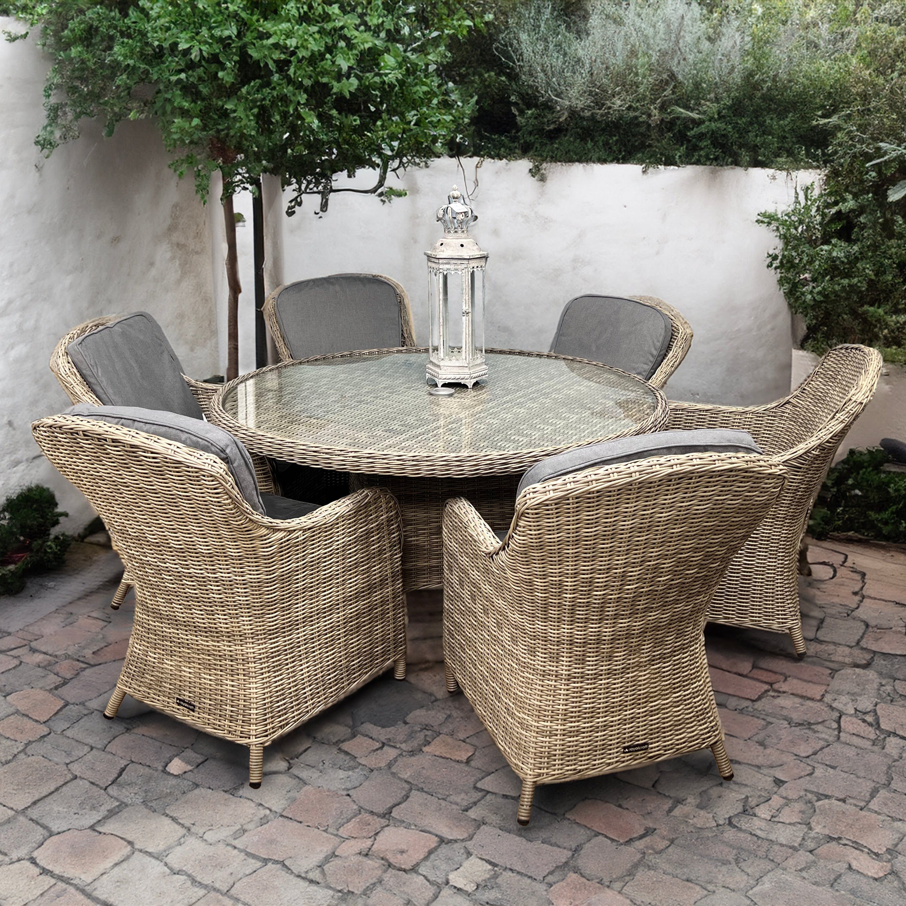 Royalcraft Wentworth 6 Seater Comfort Dining Set