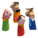 Family Puppets Set - Set of 4 Puppets