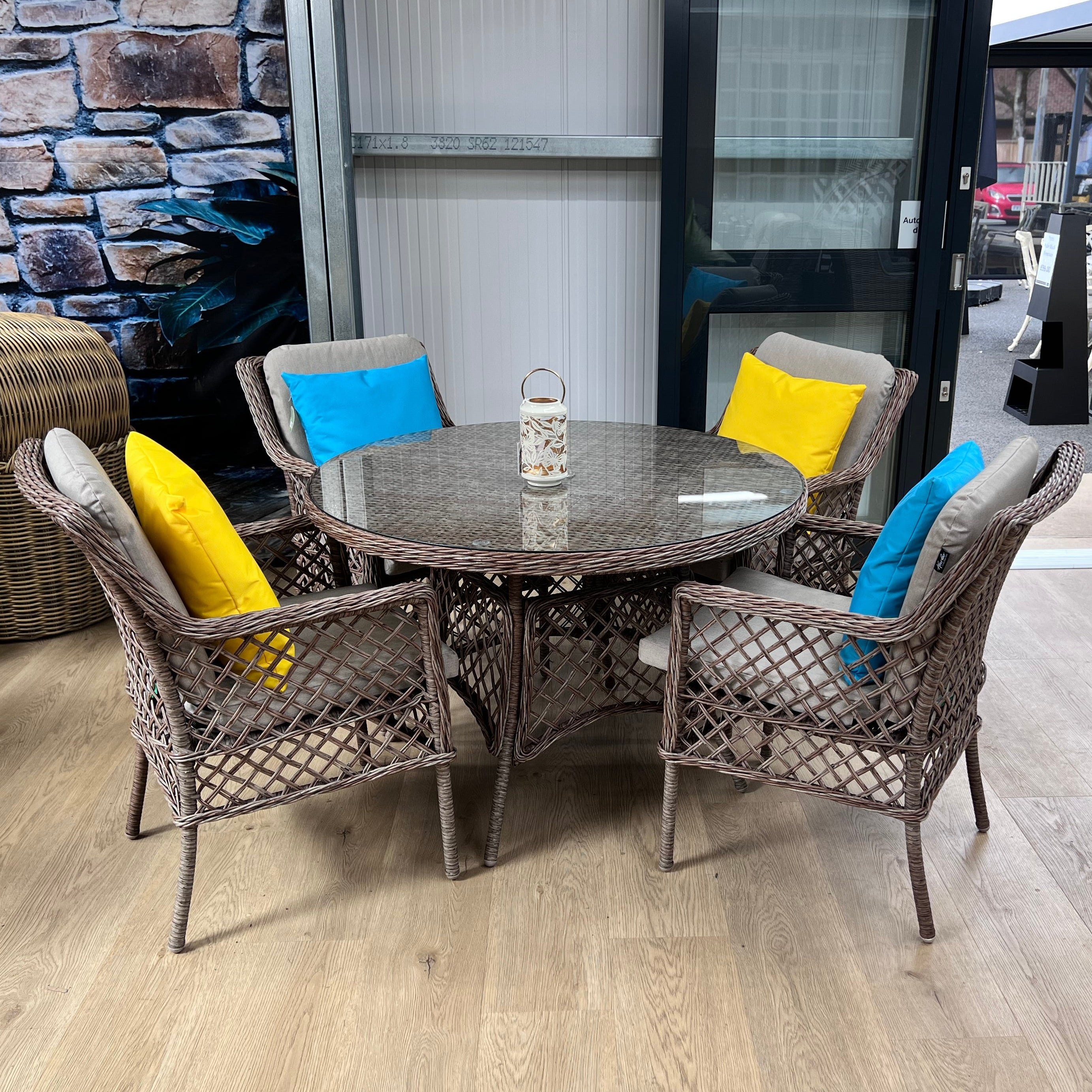 Rose 4 Seat Dining Set