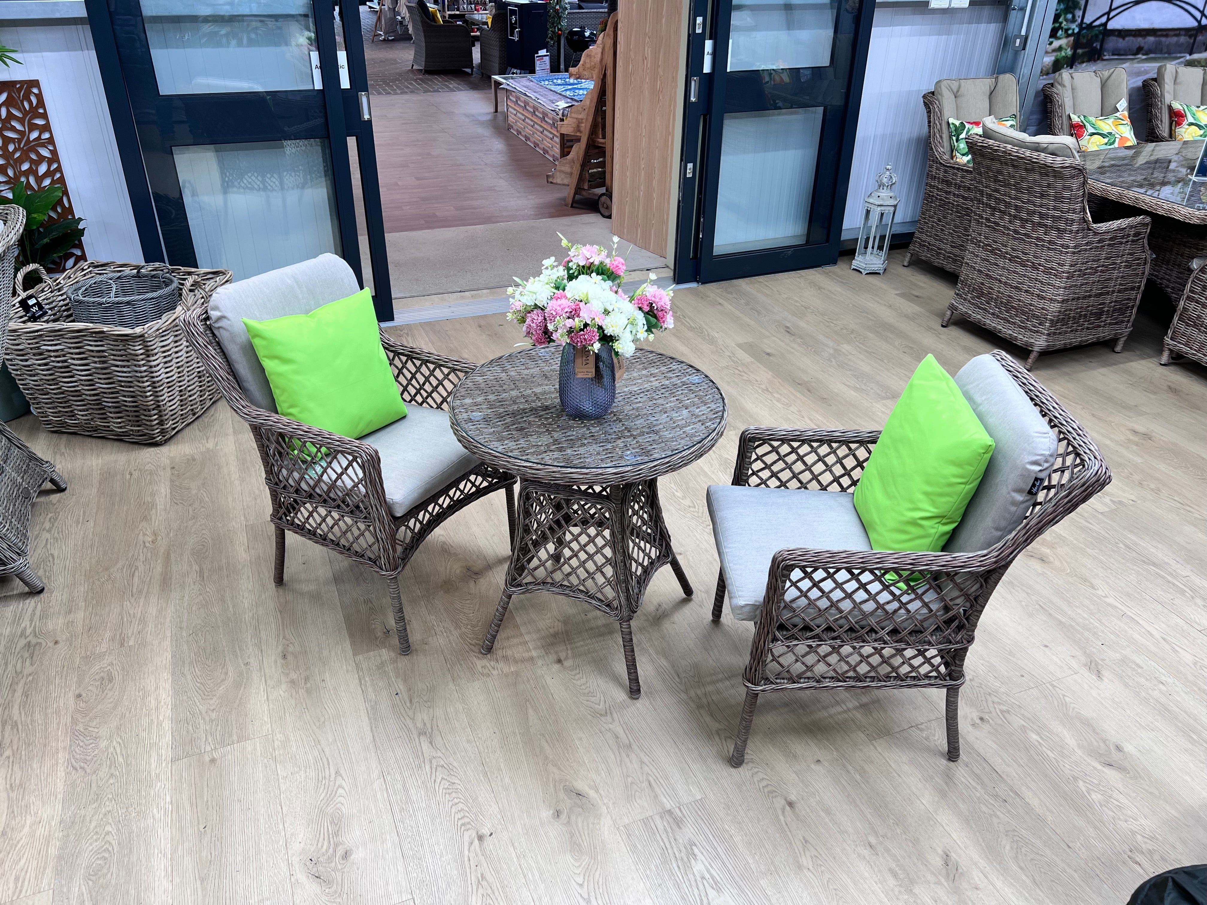 Rose 2 Seat Dining Bistro Set