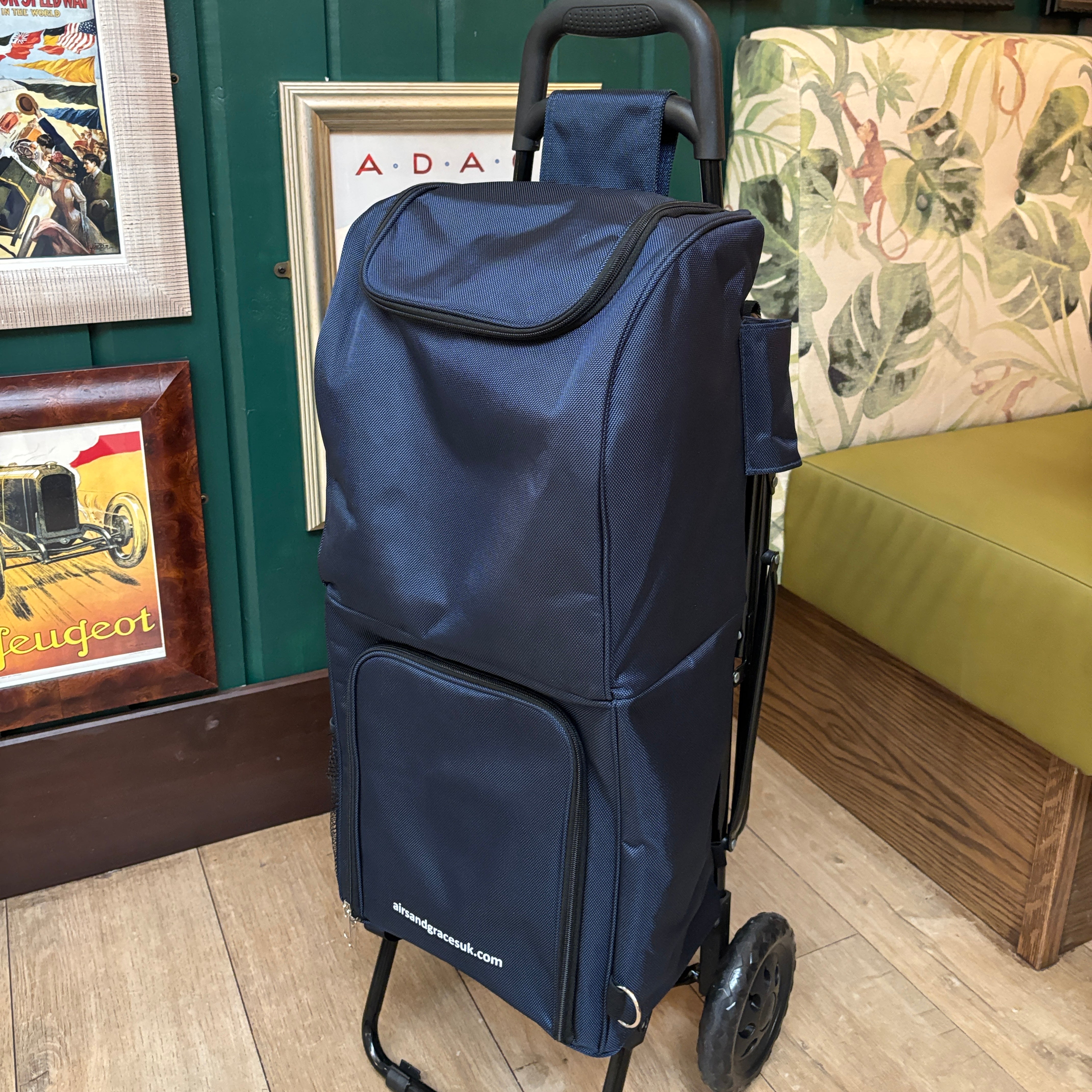 The Picnic Porter - Leisure Trolley / Picnic Cool Bag with Fold Out Seat