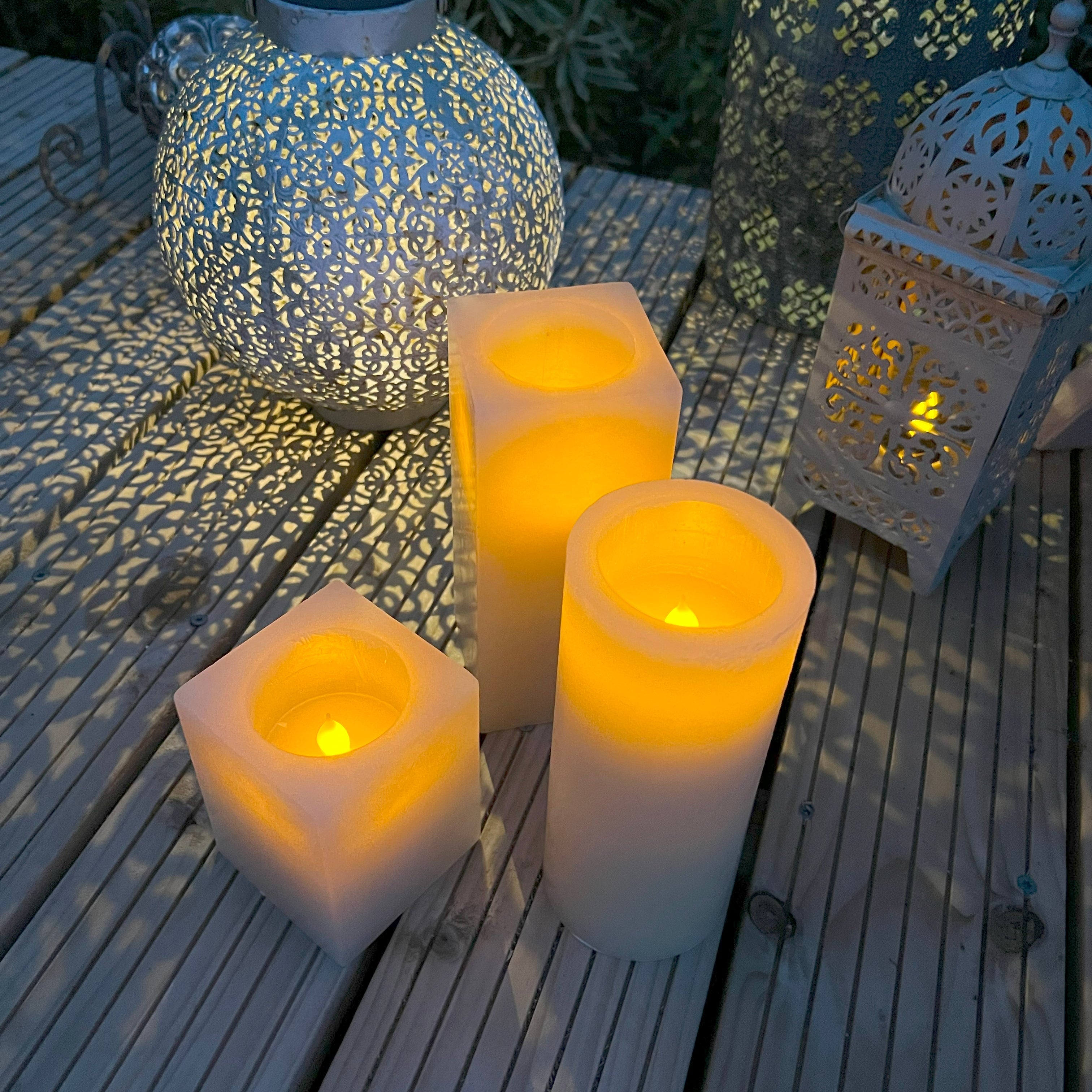 Wax LED Candle - Various Sizes Available