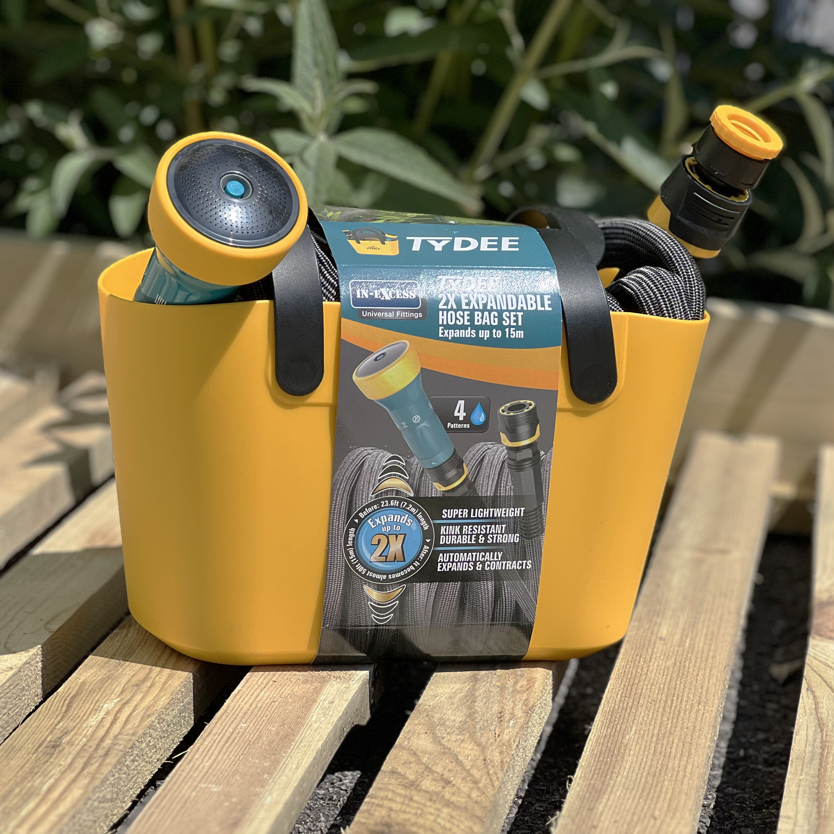 In-Excess Aqualean Tydee 2x Expandable Hose Bag Set - 15m
