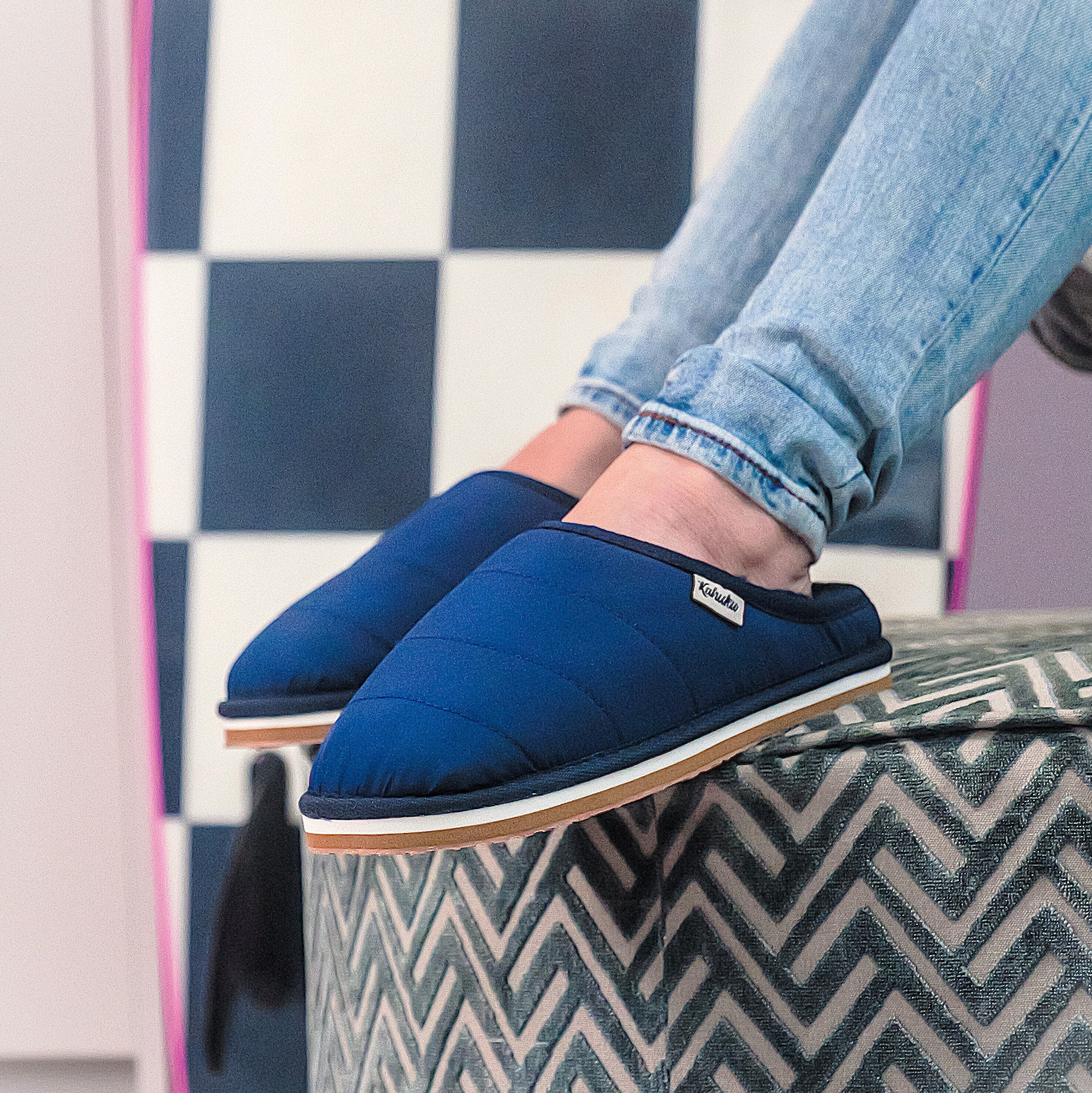 Kalipa Women's Slippers - Navy