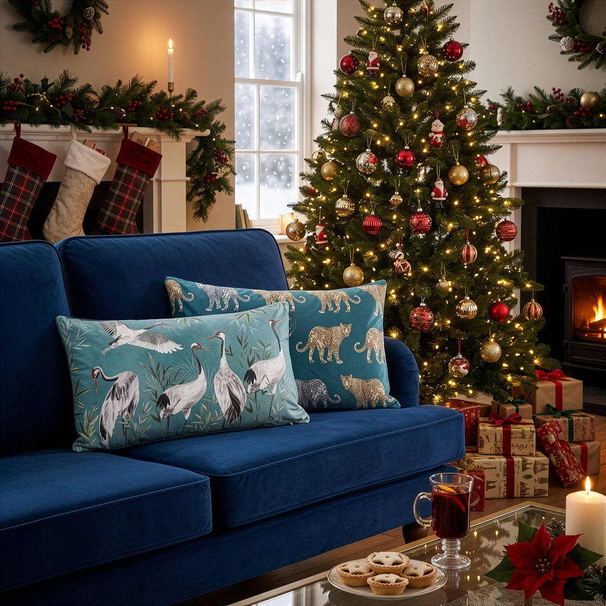 Lisa Pryde Luxury Polyester Filled Jungle Cushion Collection
