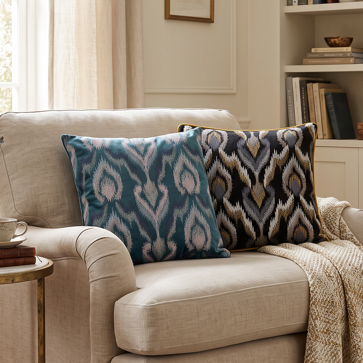 Lisa Pryde Luxury Patterned Velluto Polyester Filled Cushion Collection