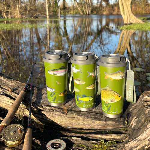 Luma Wilderness Insulated Tumbler 500ml - Fishing