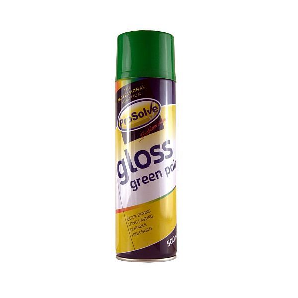ProSolve Gloss Spray Paint Green - 500ml