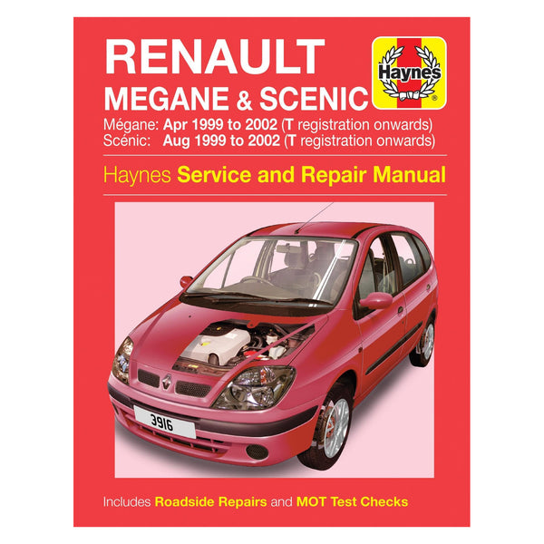 Renault Megane & Scenic Petrol & Diesel (Apr 99 - 02) Haynes Workshop